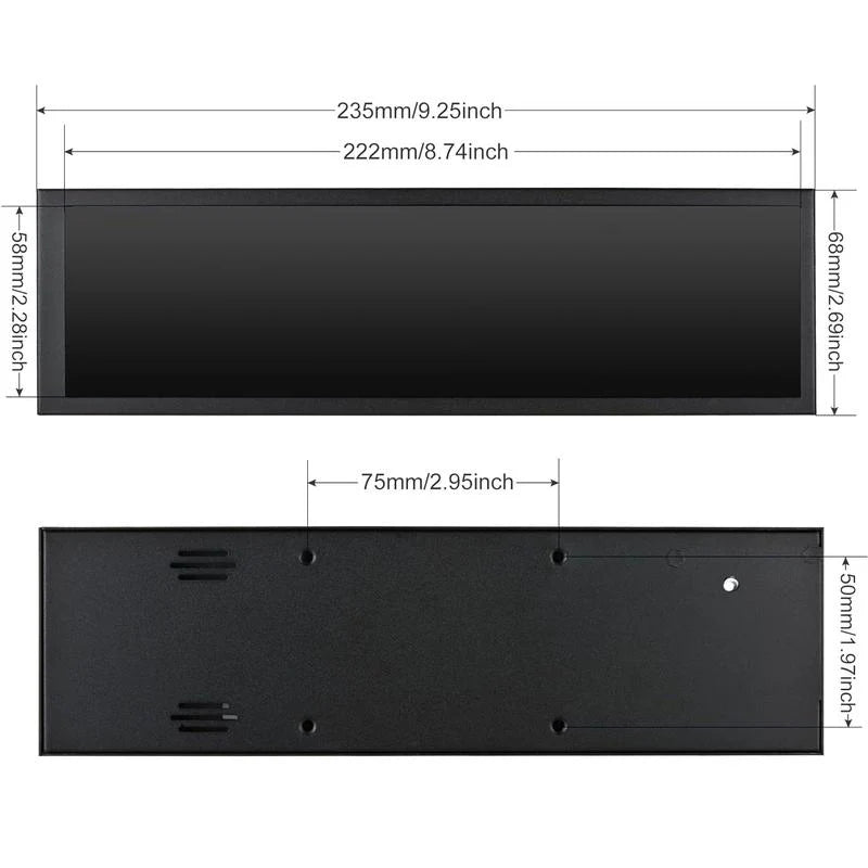 Ultra-Wide Mini Bar Monitor | Expand Desktop Screen